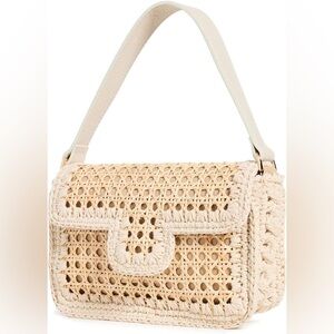 Caterina Bertini Woven Shoulder Bag